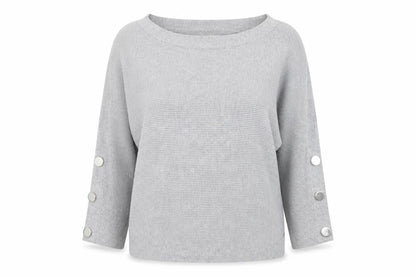 Womens UK Size 12 Miss Selfridge Grey Pullover Jumper