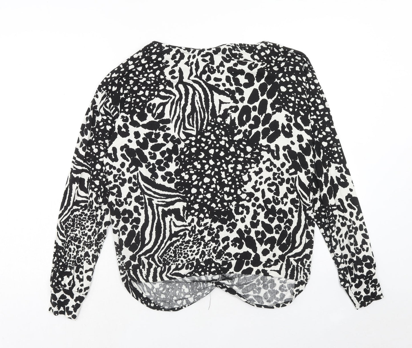 Womens UK Size 14 New Look Black Basic Blouse