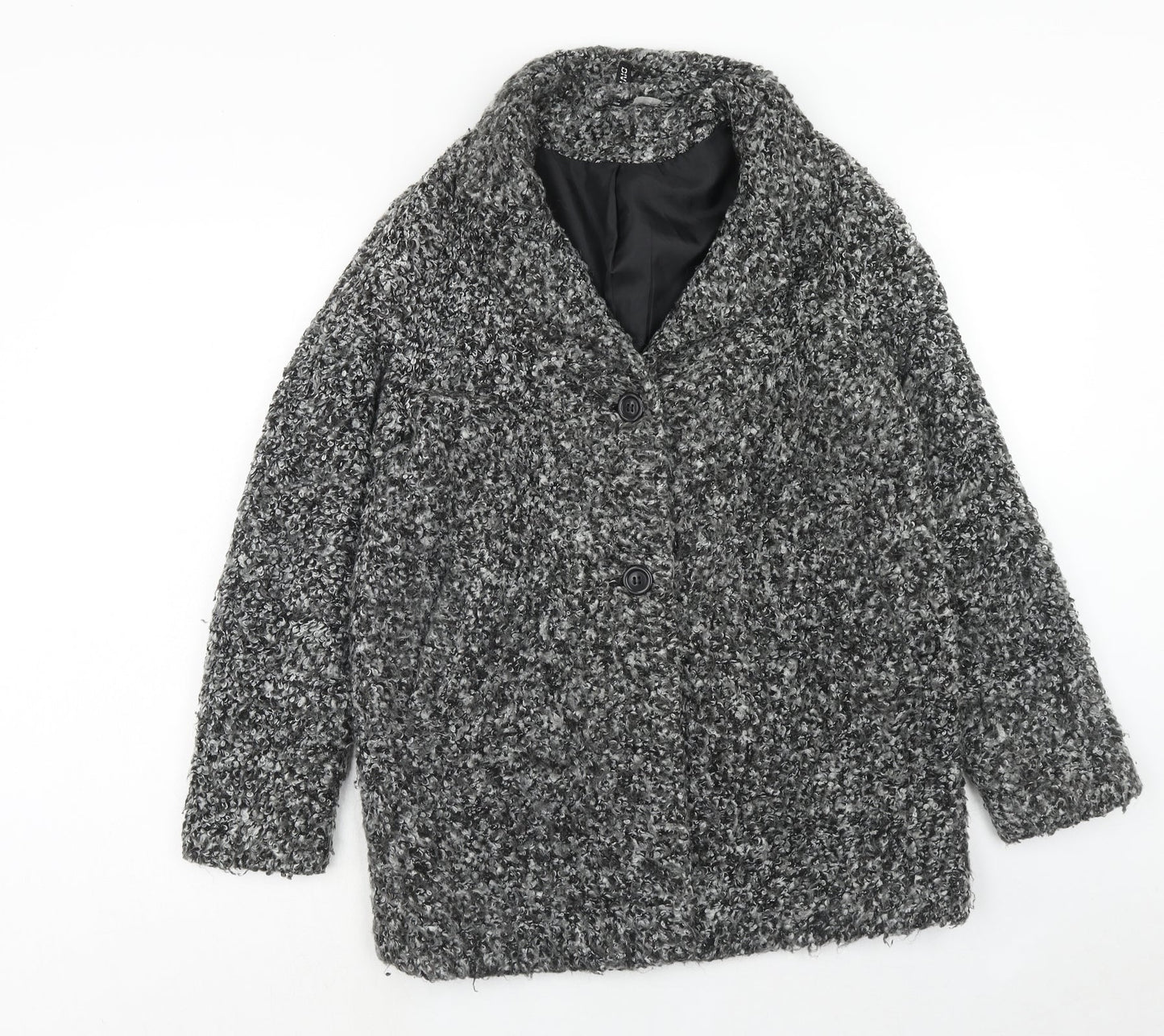 Womens UK Size 10 H&M Black Jacket