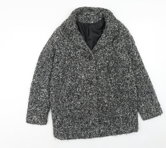 Womens UK Size 10 H&M Black Jacket