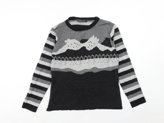 Womens UK Size L Paramour Grey Pullover Jumper