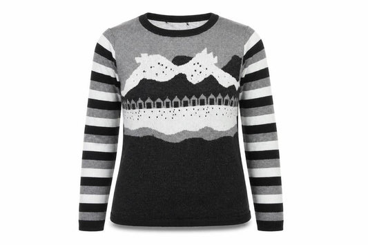 Womens UK Size L Paramour Grey Pullover Jumper