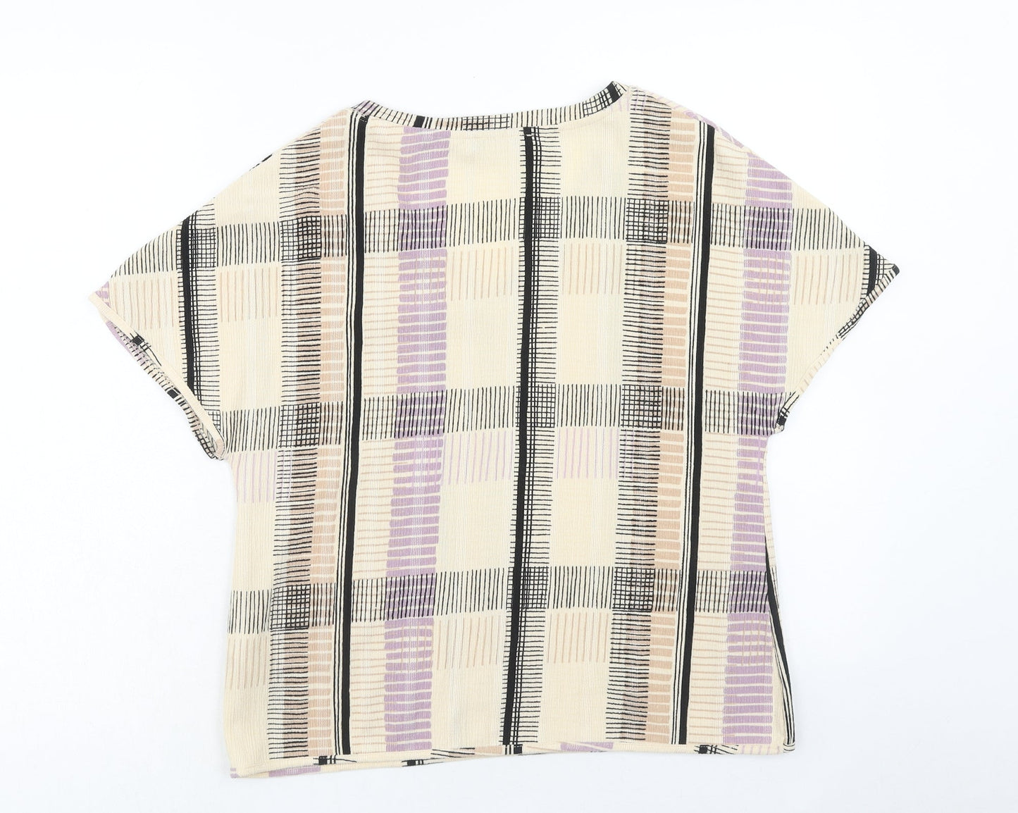 Womens UK Size 8 Marks and Spencer Multicoloured Basic T-Shirt