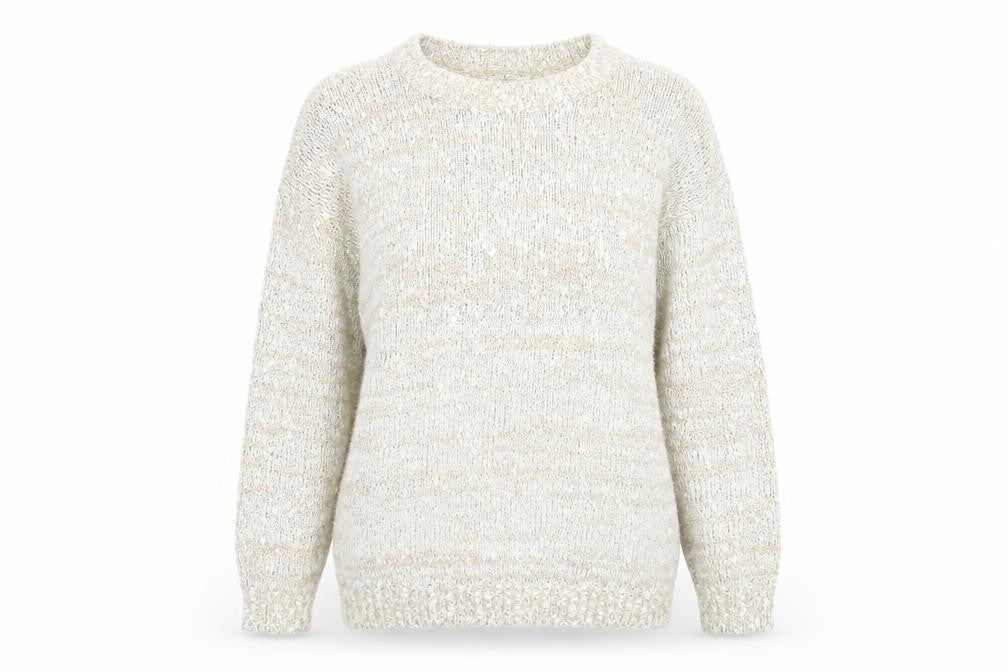 Womens UK Size M Debenhams Beige Pullover Jumper