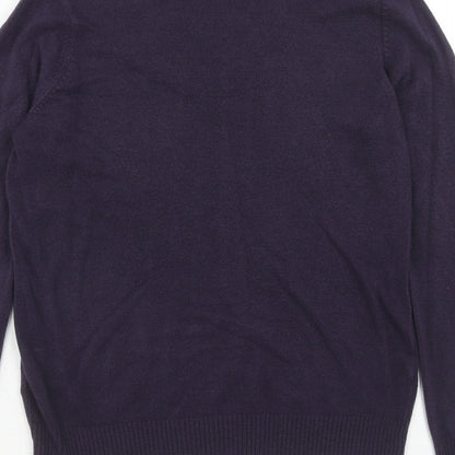 Womens UK Size 12 Marks and Spencer Purple Pullover Jumper