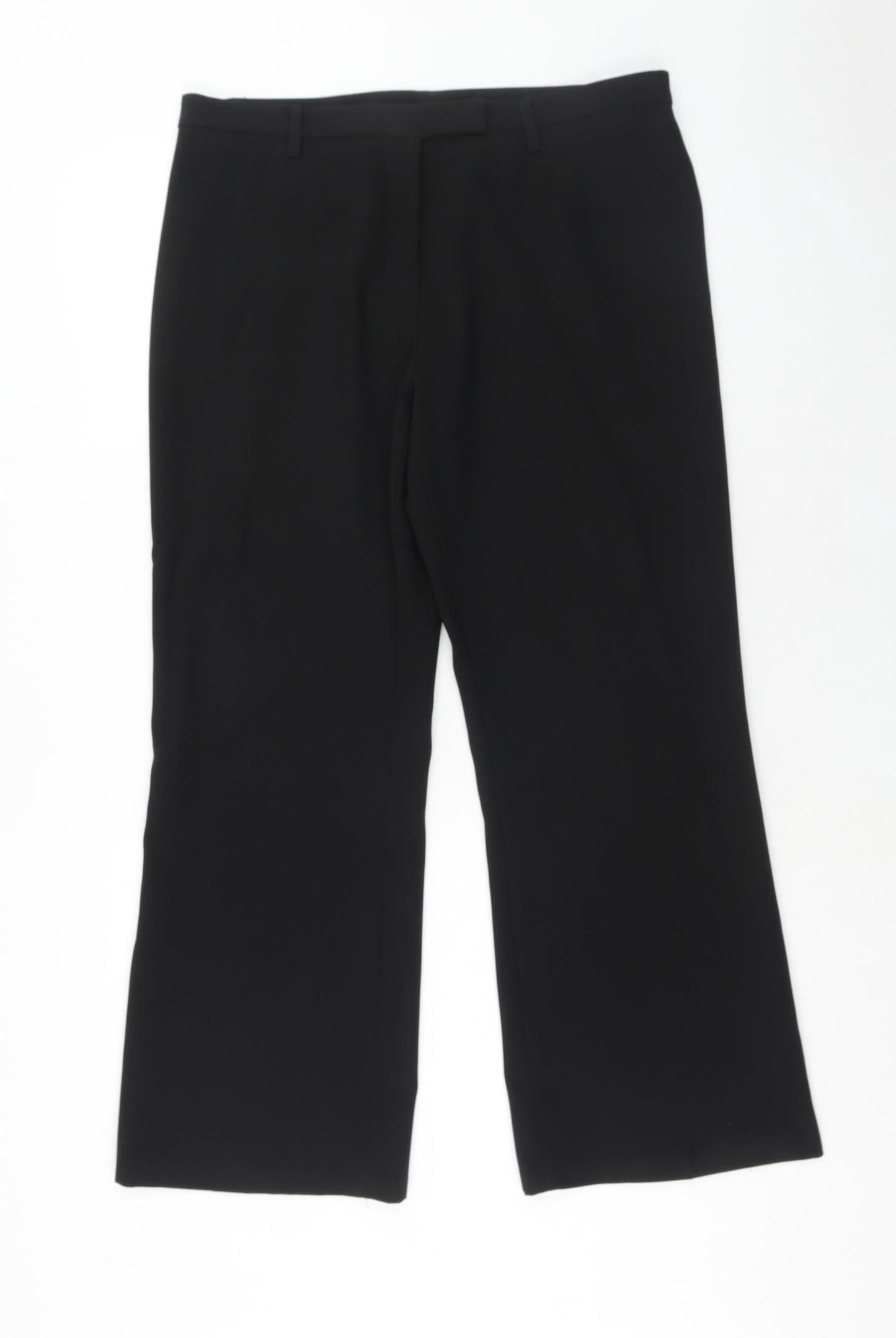 Womens UK Size 14 Kit Regular Fit  Black Trousers