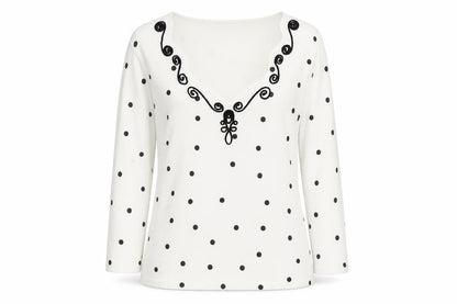 Womens UK Size S Precis White Pullover Jumper