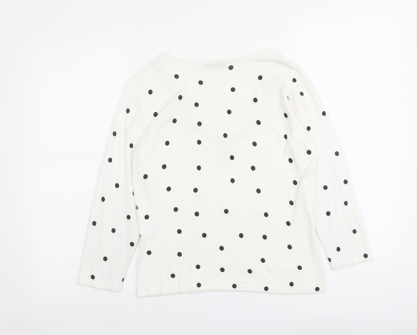 Womens UK Size S Precis White Pullover Jumper