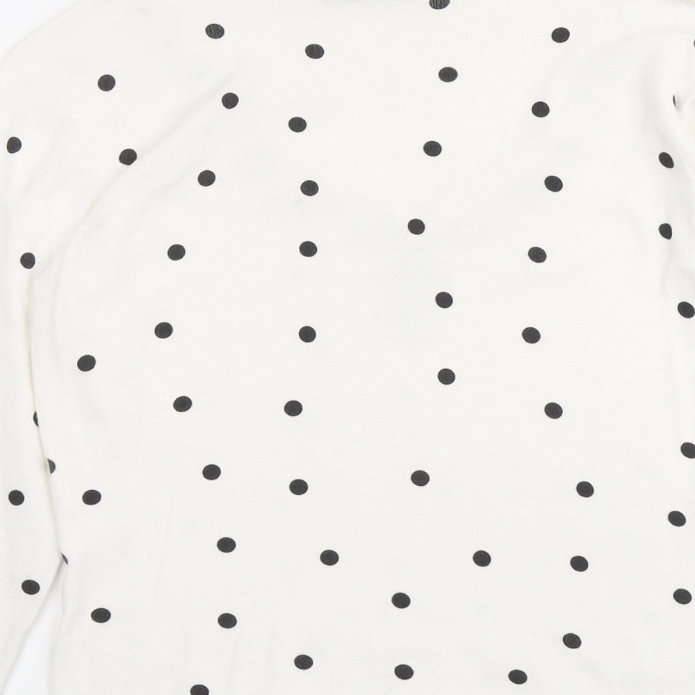 Womens UK Size S Precis White Pullover Jumper
