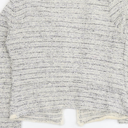 Womens UK Size 10 Papaya Blue Cardigan Jumper