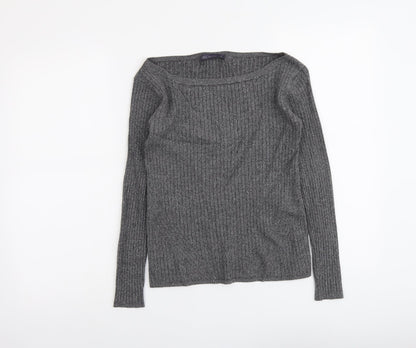 Womens UK Size 8 Marks and Spencer Grey Pullover Jumper