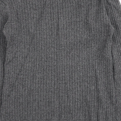 Womens UK Size 8 Marks and Spencer Grey Pullover Jumper