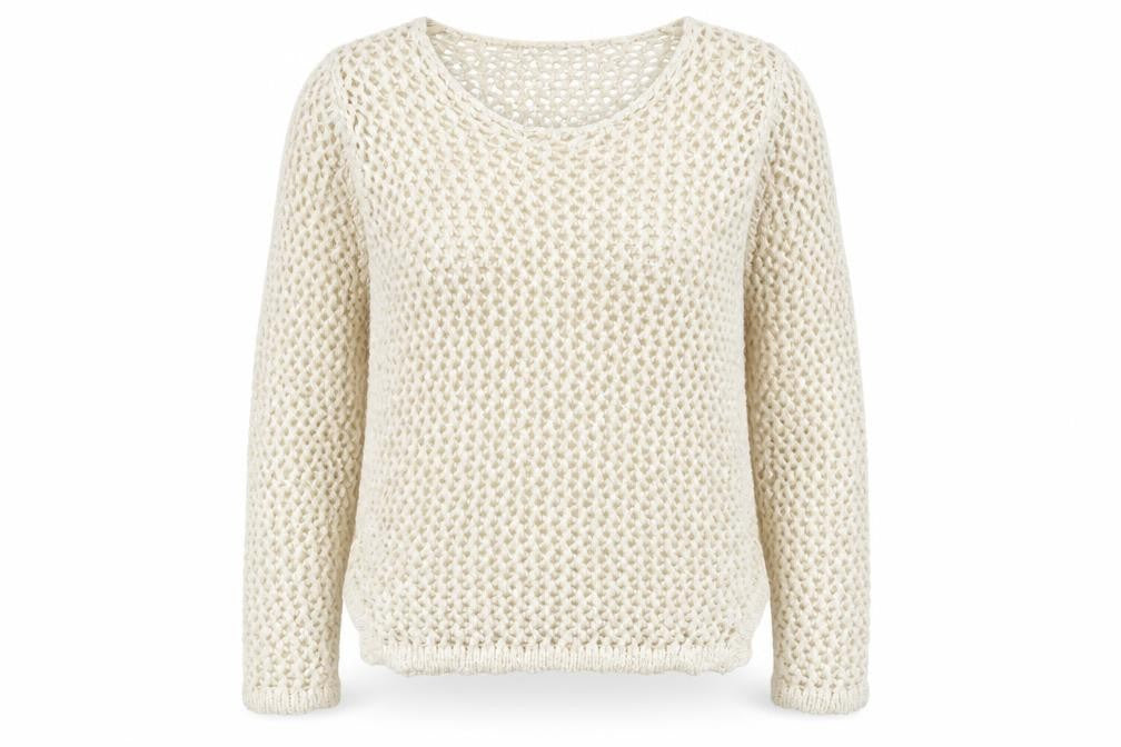 Womens UK Size M H&M Ivory Pullover Jumper