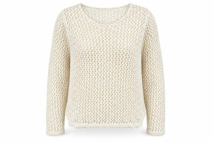 Womens UK Size M H&M Ivory Pullover Jumper
