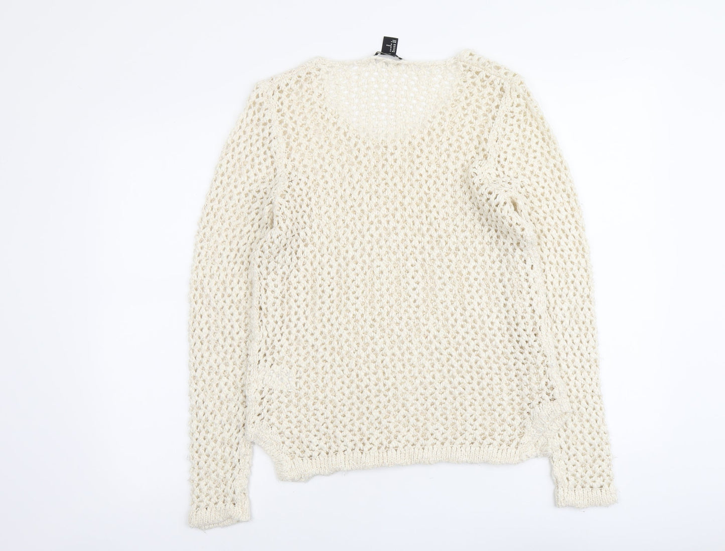Womens UK Size M H&M Ivory Pullover Jumper