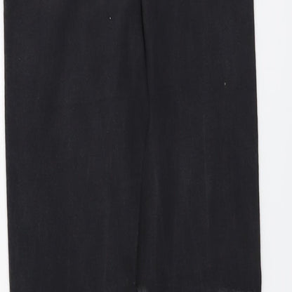 Denim & Co. Womens Black Cotton Jegging Jeans Size 8 L31 in Regular Button