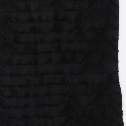 Encuentro Womens Black Polyester Tank Dress Size S Round Neck Pullover