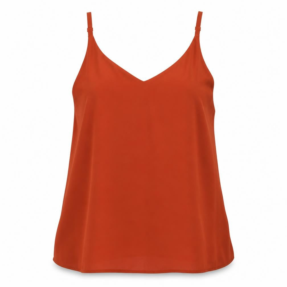 Womens UK Size 12 F&F Red Camisole Tank