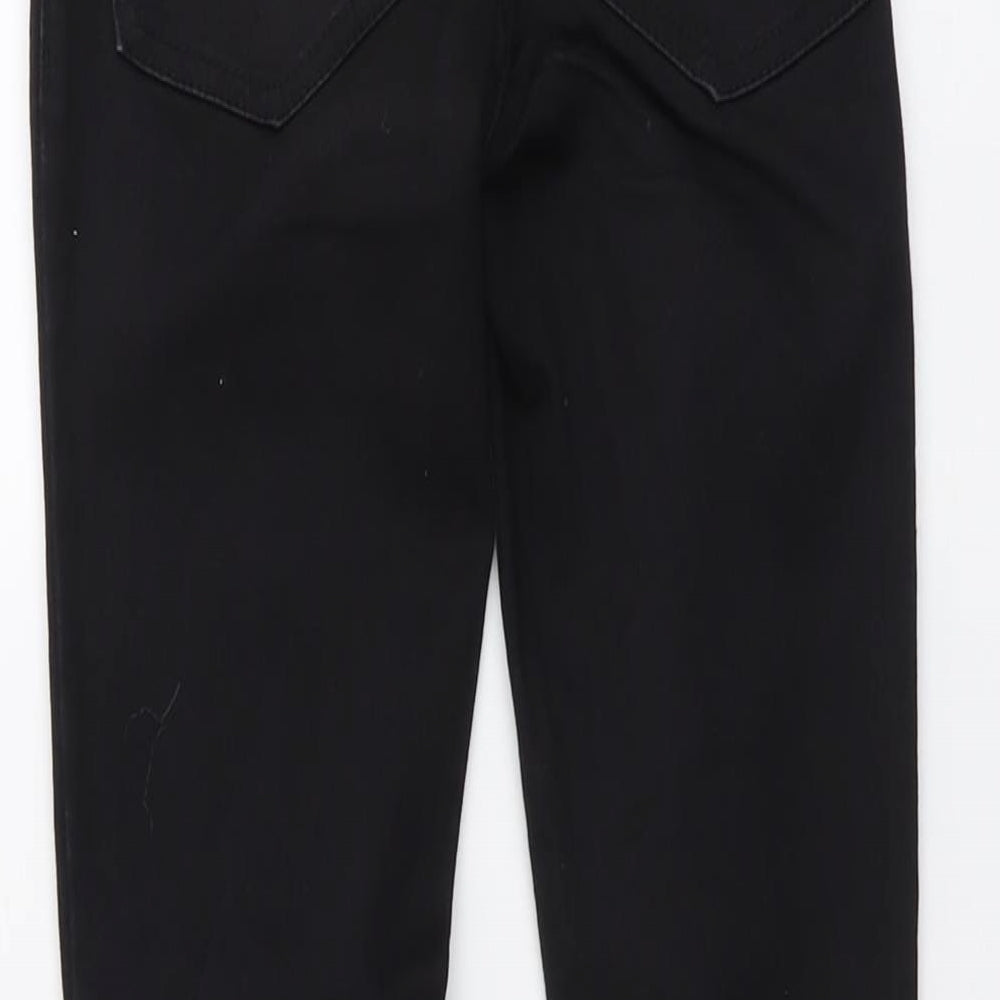 Denim & Co. Womens Grey Cotton Skinny Jeans Size 6 L28 in Regular Button