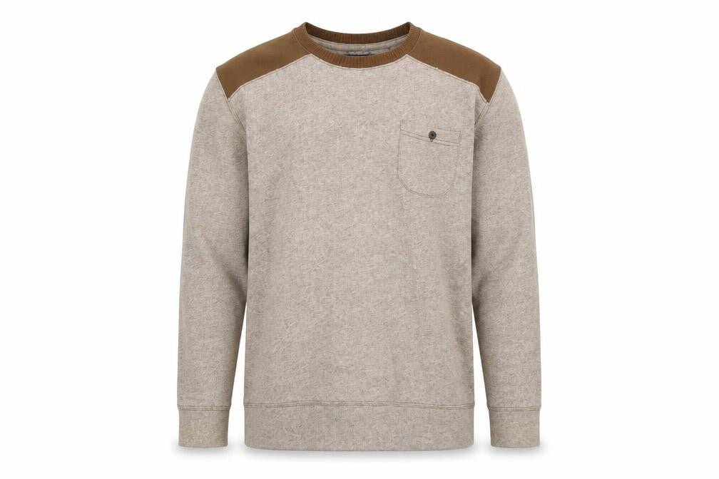 Mens UK Size L Twisted Soul Brown Pullover Sweatshirt