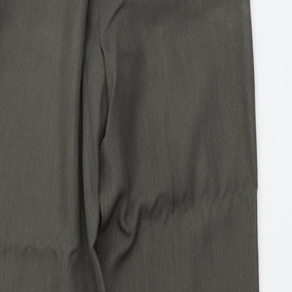 Womens UK Size 8 Marks and Spencer Regular Fit  Green Trousers