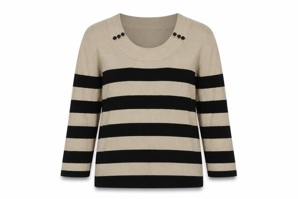 Womens UK Size M Precis Beige Pullover Jumper