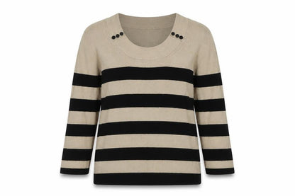 Womens UK Size M Precis Beige Pullover Jumper