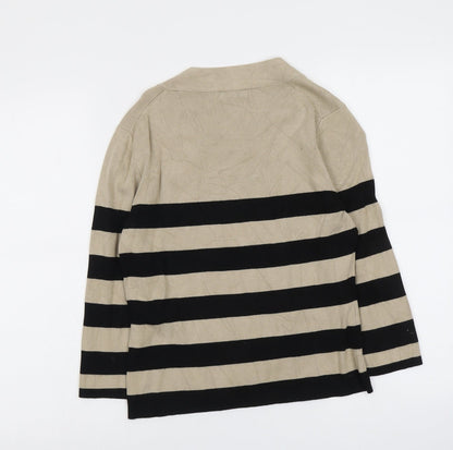 Womens UK Size M Precis Beige Pullover Jumper