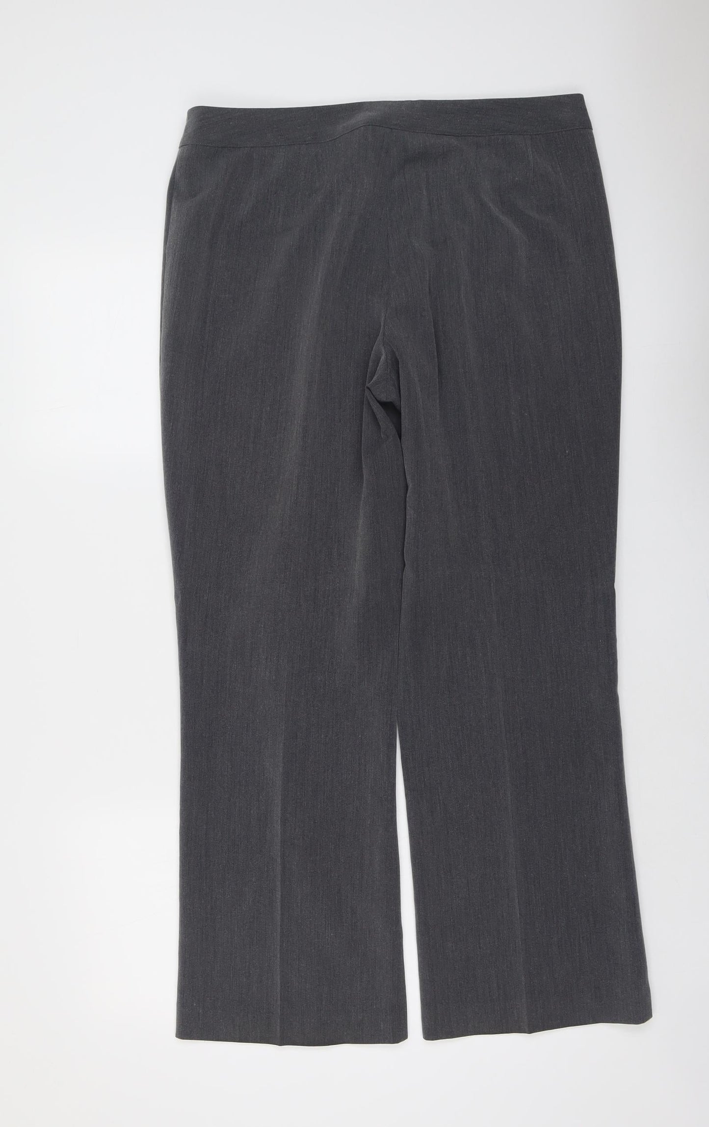 Womens UK Size 14 Mia Moda Regular Fit  Green Trousers