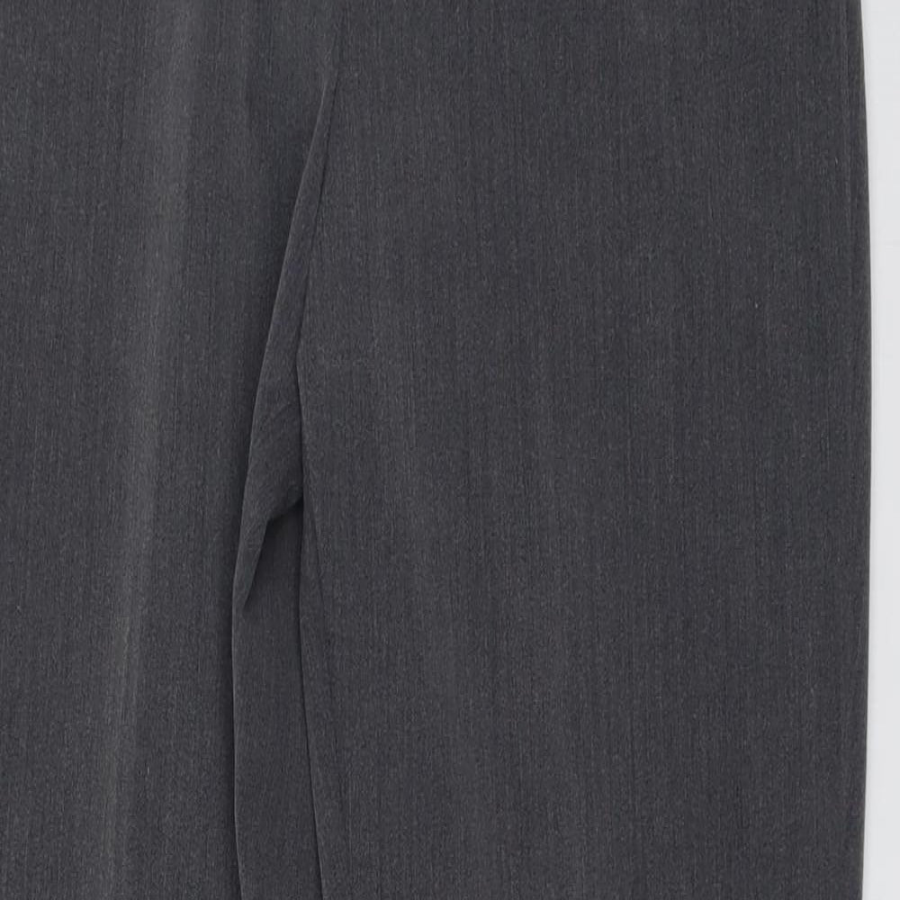 Womens UK Size 14 Mia Moda Regular Fit  Green Trousers