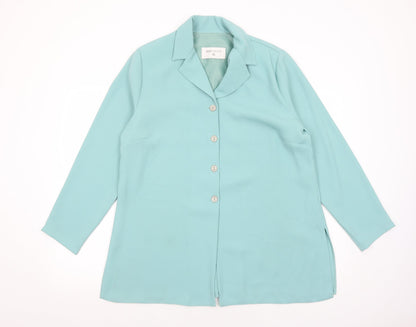 Womens UK Size 16 Bonmarché Green Anorak Coat