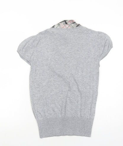 Womens UK Size 14 Untold Grey Pullover Jumper