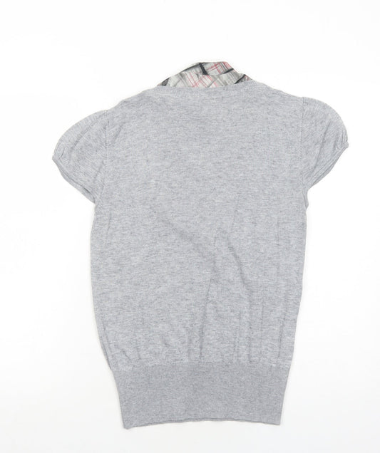 Womens UK Size 14 Untold Grey Pullover Jumper