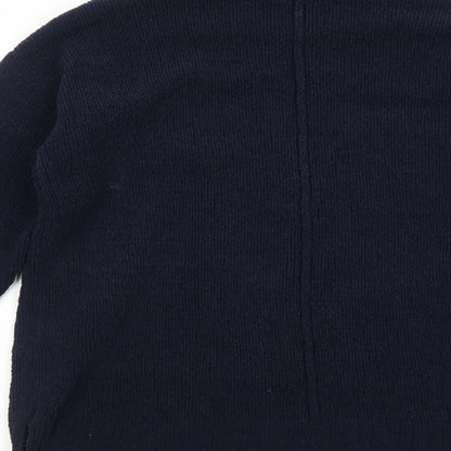 Womens UK Size M Marks and Spencer Blue Pullover Jumper