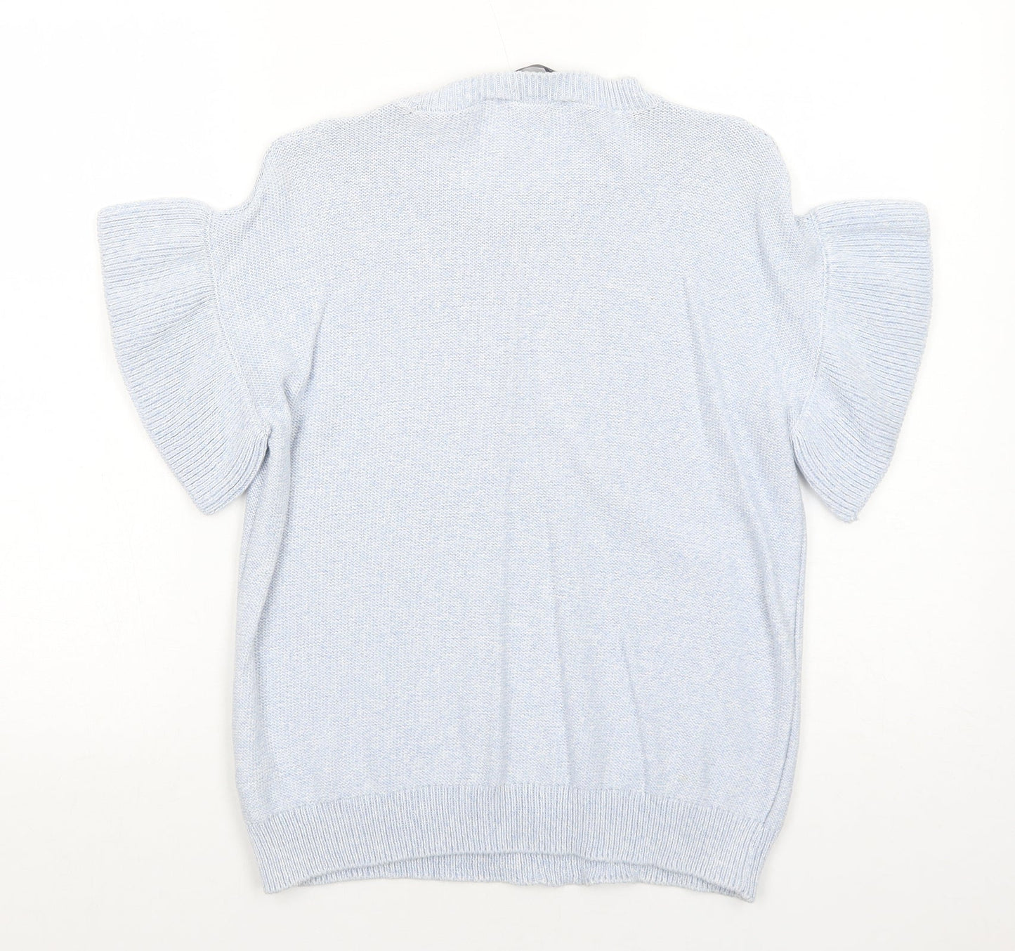Womens UK Size S Marks and Spencer Blue Pullover Jumper