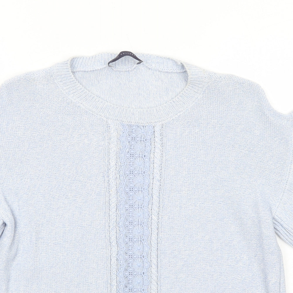 Womens UK Size S Marks and Spencer Blue Pullover Jumper