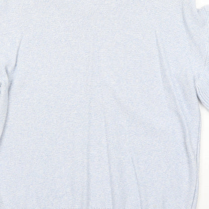 Womens UK Size S Marks and Spencer Blue Pullover Jumper