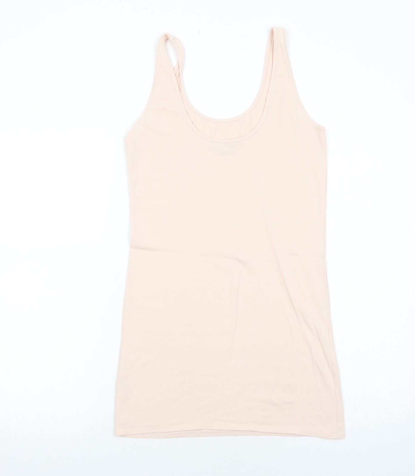 Womens UK Size 10 Topshop Pink Basic Tank