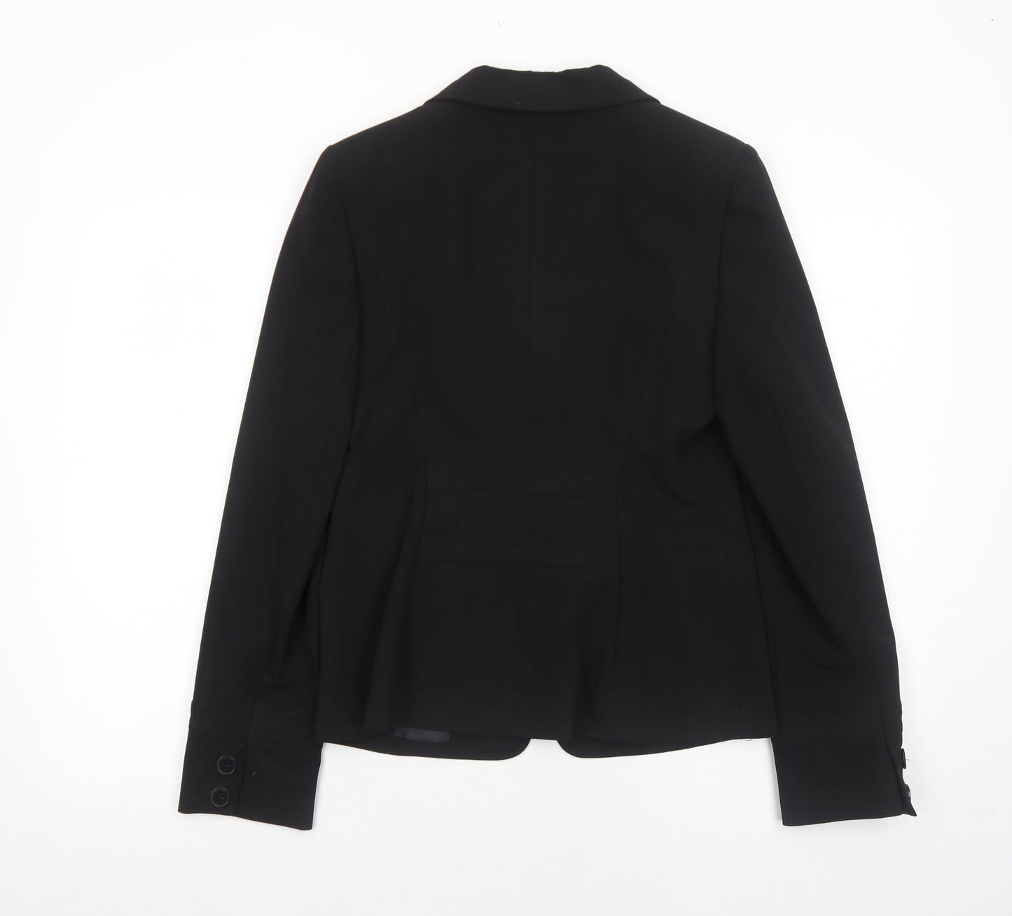 Dorothy Perkins Womens Black Polyester Jacket Blazer Size 10