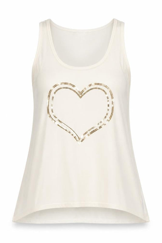 Womens UK Size M Apricot Ivory Basic Tank