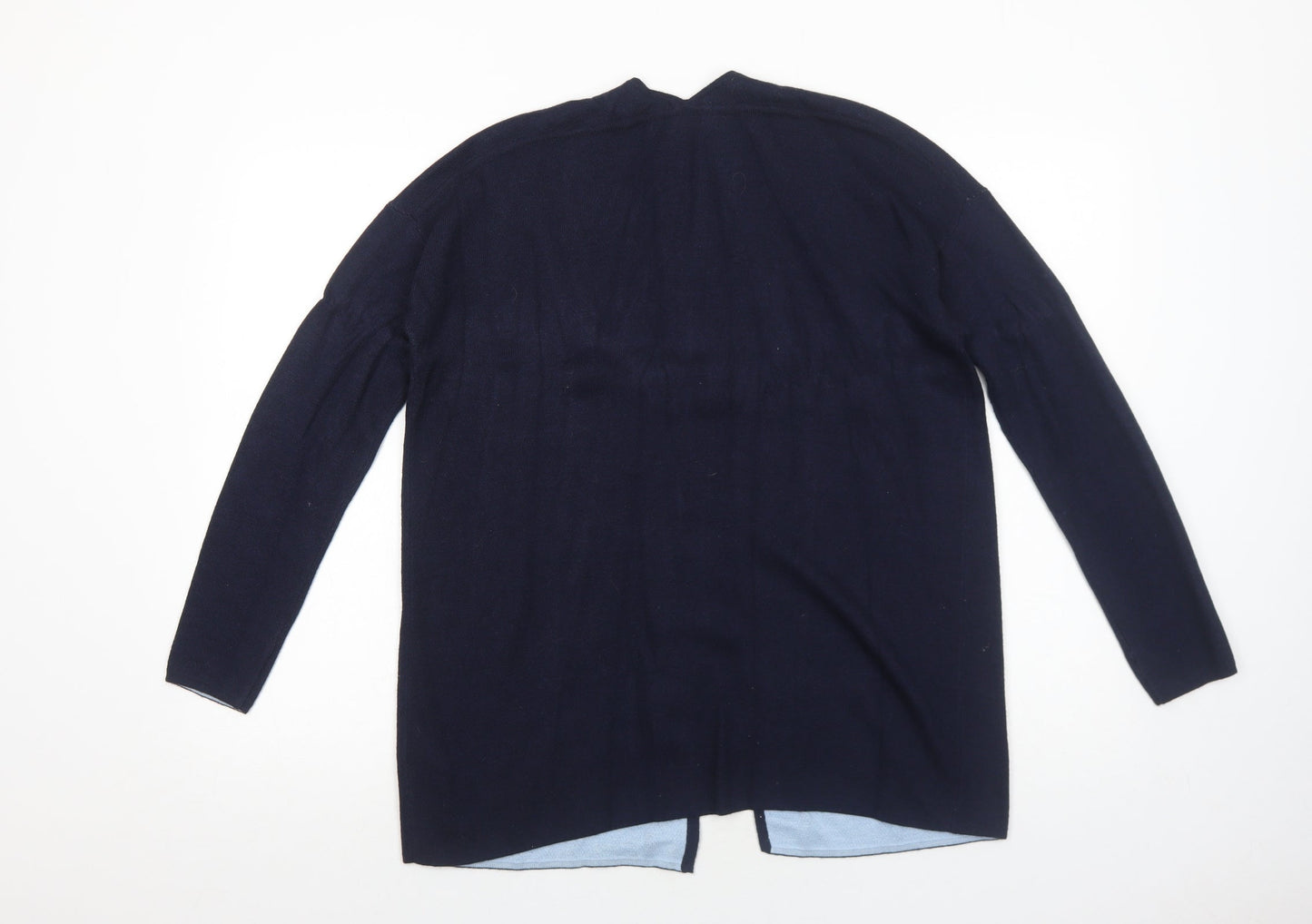 Womens UK Size 10 Marks and Spencer Blue Cardigan Jumper