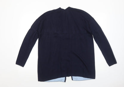 Womens UK Size 10 Marks and Spencer Blue Cardigan Jumper