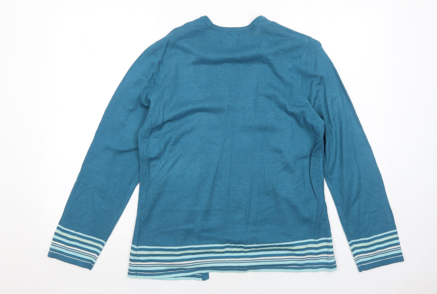 Womens UK Size 12 Arista Blue Basic Blouse