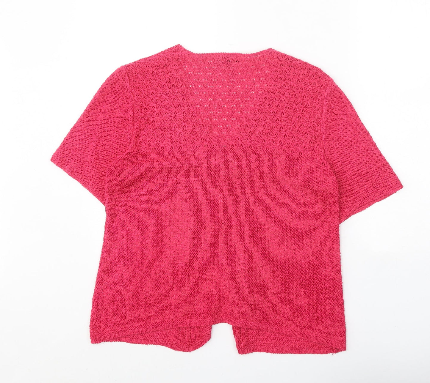Womens UK Size M CASAMIA Pink Cardigan Jumper