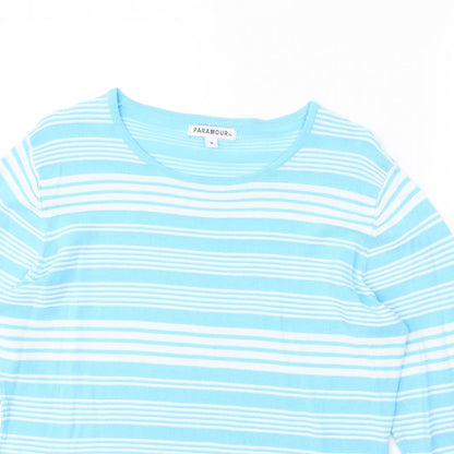 Womens UK Size M PARAMOUR Blue Pullover Jumper