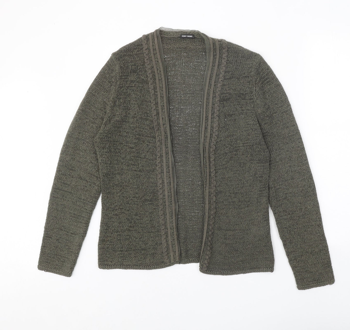 Womens UK Size 14 Gerry Weber Green Cardigan Jumper