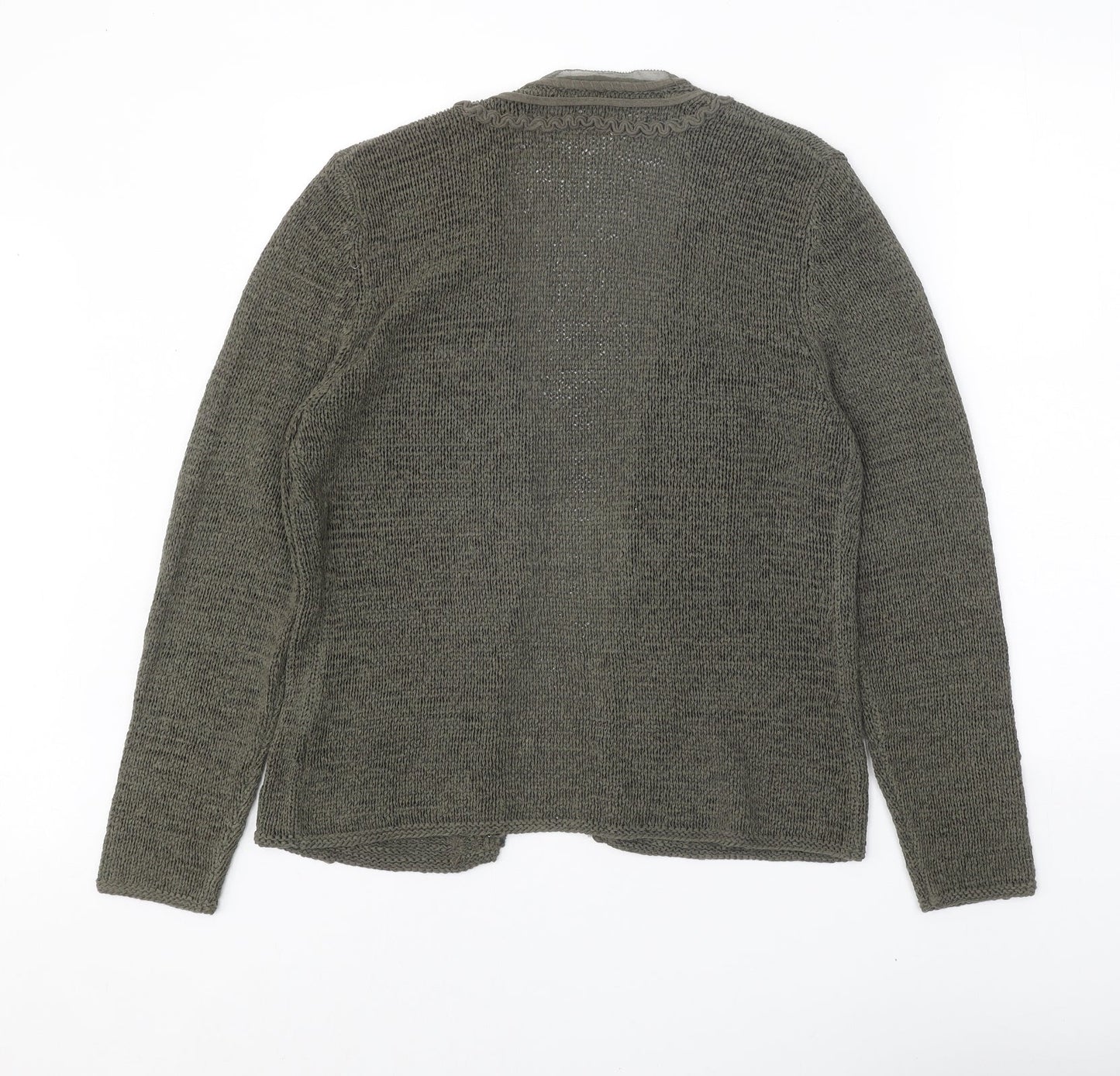 Womens UK Size 14 Gerry Weber Green Cardigan Jumper
