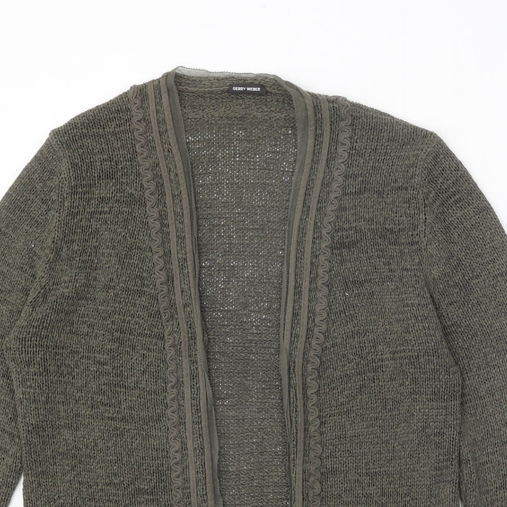 Womens UK Size 14 Gerry Weber Green Cardigan Jumper
