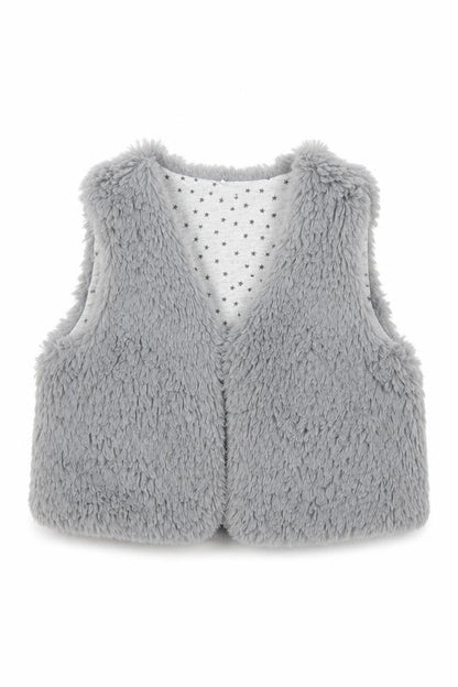 NEXT Girls Grey V-Neck Polyester Cardigan Jumper Size 4-5 Years Pullover
