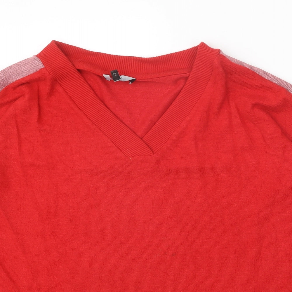 Womens UK Size 10 NEXT Red Pullover Jumper